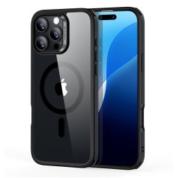 Husa Husa pentru iPhone 16 Pro Max - ESR Classic Hybrid HaloLock - Clear Black