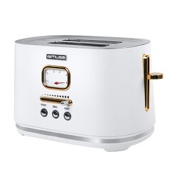 Prajitor de paine MS-130 W, 1000 W, 2 felii, Alb