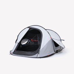Cort de camping instant 2 locuri, 2 Seconds Fresh & Black