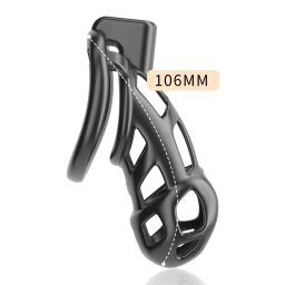 Sevanda Naja-Cobra Chastity Cage Black L