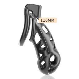 Sevanda Naja-Cobra Chastity Cage Black XL