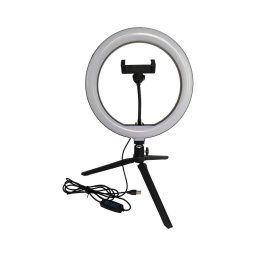 Lampă LED dimabilă cu trepied și suport pentru vloguri LED/10W/5V 2700-6500K