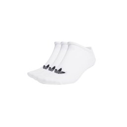 ADIDAS Șosete Trefoil Liner White/White/Black S20273 white