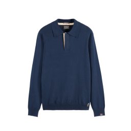 SCOTCH & SODA Polo Knitted Polo Long Sleeve 178810 SC0002 night