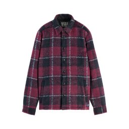 SCOTCH & SODA Cămaşă Padded Flannel Overshirt 178630 SC6488 red check