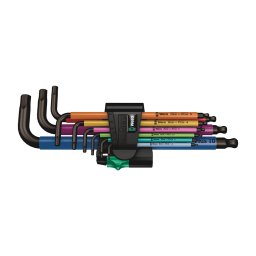 Set 9 chei imbus WERA 950 9 Hex-Plus Multicolour 1,5-10 mm BlackLaser 05022089001
