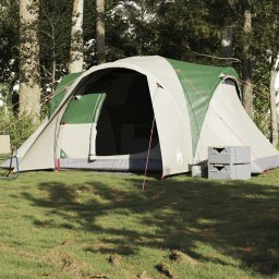 Cort de camping cupola pentru 6 persoane, verde, impermeabil GartenMobel Dekor