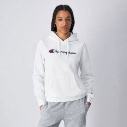 Champion Hanorac pentru femei Big Logo Slim Fit White L