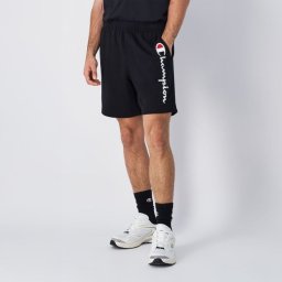 Champion Pantaloni scurți Big Logo French Terry Black M