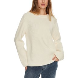 MICHAEL KORS Tricotat Merino Boxy Crew Swtr MF460YPF2G 110 bone