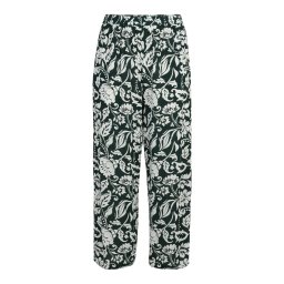Guido Maria Kretschmer Curvy Pantaloni 'Isleen' verde închis / alb