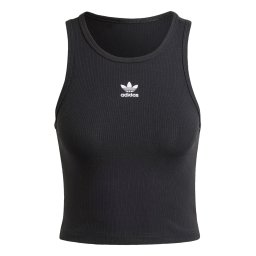 ADIDAS ORIGINALS Top 'Essentials' negru / alb