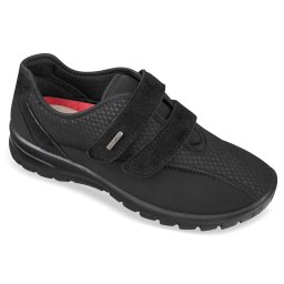 Adidasi confort, negri, pentru femei, OrtoMed 4009-S116