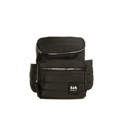 Bagmori Geantă de scutece negru / alb