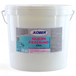 Amorsa zidarie, siliconica, Kober Silicon Tiefgrund G7101, 15 litri, pentru vopsele siliconice, pentru exterior,