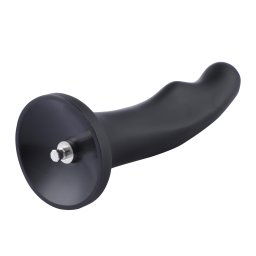 HiSmith HSA54 P-Spot Silicone Anal Dildo KlicLok 18cm Black
