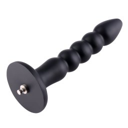 HiSmith HSA91 Rubber Nail Silicone Anal Dildo KlicLok 23.2cm Black