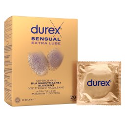 Durex Sensual Extra Lube 20 pack