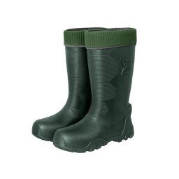 Cizme scurte Delphin BRONTO, material EVA, cu ciorap, culoare verde