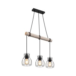 Lustră pe cablu Globo 15326-3H MINA 3xE27/40W/230V
