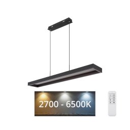 Lustră LED dimabilă pe cablu Globo 15643 SOLA LED/70W/230V + telecomandă