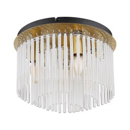 Globo 15698DM - Plafonieră GORLEY 5xE14/40W/230V Ø 32 cm, aurie