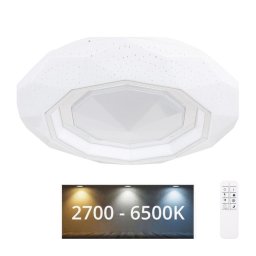 Plafonieră LED dimabilă Globo 41280-24 HOKKI LED/24W/230V + telecomandă