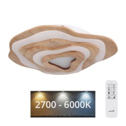 Plafonieră LED dimabilă Globo 41768-40 JACKS LED/40W/230V + telecomandă