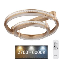 Globo 67196-78 - Plafonieră LED dimabilă BLONDIE LED/78W/230V + DO