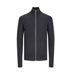 JACK & JONES Jachetă Jjpannel Knit Zip Aw24 12258474 C-N10 black