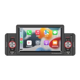 MP5 player auto PNI Clementine 9555 1DIN display 5 inch 4 x 50W, Bluetooth, radio FM, Carplay, functie RDS