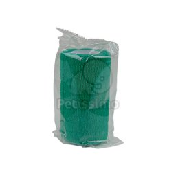 Bandaj elastic autoadeziv Copoly 10 cm 1 buc. - verde închis