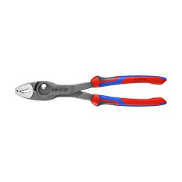 Cleste KNIPEX TwinGrip cu prindere frontala si laterala, maner confort, 250 mm, fabricat in Germania 82 02 250