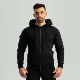 STRIX Hanorac cu fermoar Nova Black S