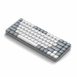 Tastatura mecanica fara fir Satechi SM1 Slim, Bluetooth, 2.4GHz, iluminare din spate alba, Argintiu