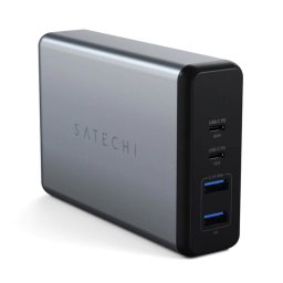 Incarcator Satechi 108W Type-C MultiPort Travel Charger (1x USB-C PD,2x USB3.0,1xQualcomm 3.0) - Space Grey