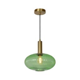 Lustră pe cablu MALOTO 1xE27/40W/230V d. 30 cm verde Lucide 45386/30/33