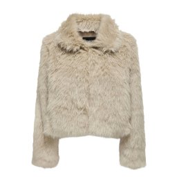 ONLY Geacă Onlmanny Faux Fur 15322406 14-0002 TCX pumice stone