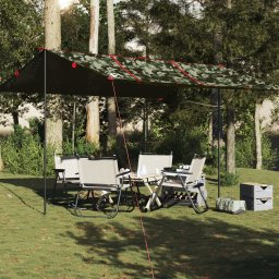 Prelata de camping, camuflaj, 451x420 cm, impermeabila GartenMobel Dekor