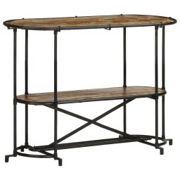 Masa consola, 110x42x76 cm, lemn masiv reciclat GartenMobel Dekor