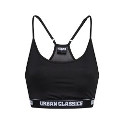 Urban Classics Sutien negru / alb