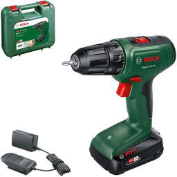 Bosch cordless drill Easydrill 18V-38, Allianz battery (green/black, Li-ion battery 2.0Ah, case)