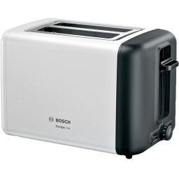 Prajitor de paine Bosch TAT3P421 DesignLine Compact toaster, 970 W, 2 slots, White