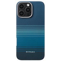 Husa Pitaka Husa Tactile Woven Aramida Magsafe iPhone 16 Pro Moonrise