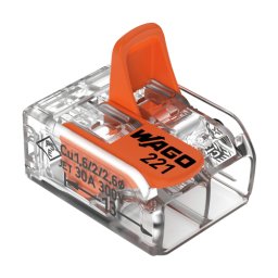 Conector derivatie 2 fire, max. 6 mmA ² (50 buc.) - WAGO 221-612