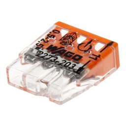 Conector compact de imbinare, 3 fire, max. 2.5 mmA ² (100 buc.) - WAGO 2273-203