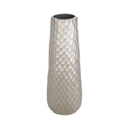 Vază metalică Eglo 421044 NILGAUT 40,5x14 cm argintiu