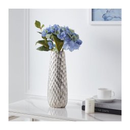 Vază metalică Eglo 421045 NILGAUT 31x12 cm argintiu