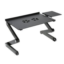 Masuta reglabila si pliabila pentru laptop T8 cu 2 ventilatoare