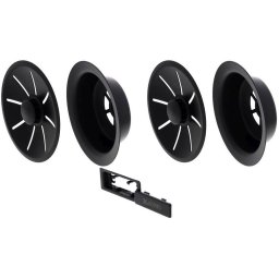 Set elemente de scurgere pentru chiuvete duble seria Black Edition